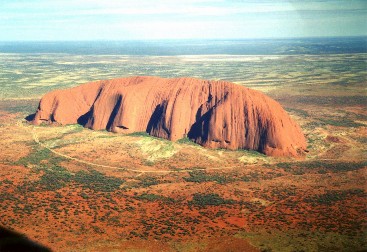 Blick auf den Uluru